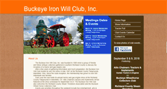 Desktop Screenshot of buckeyeironwillclub.org